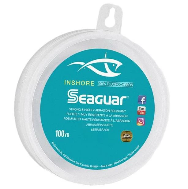 Seaguar Line And Leader Seaguar Inshore Fluorocarbon Leader Material - 100yd Spools 3 Seaguar Line And Leader Seaguar Inshore Fluorocarbon Leader Material - 100yd Spools