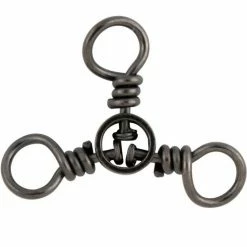 Tsunami Fishing Tsunami Three Way Swivel (Black Stainless)