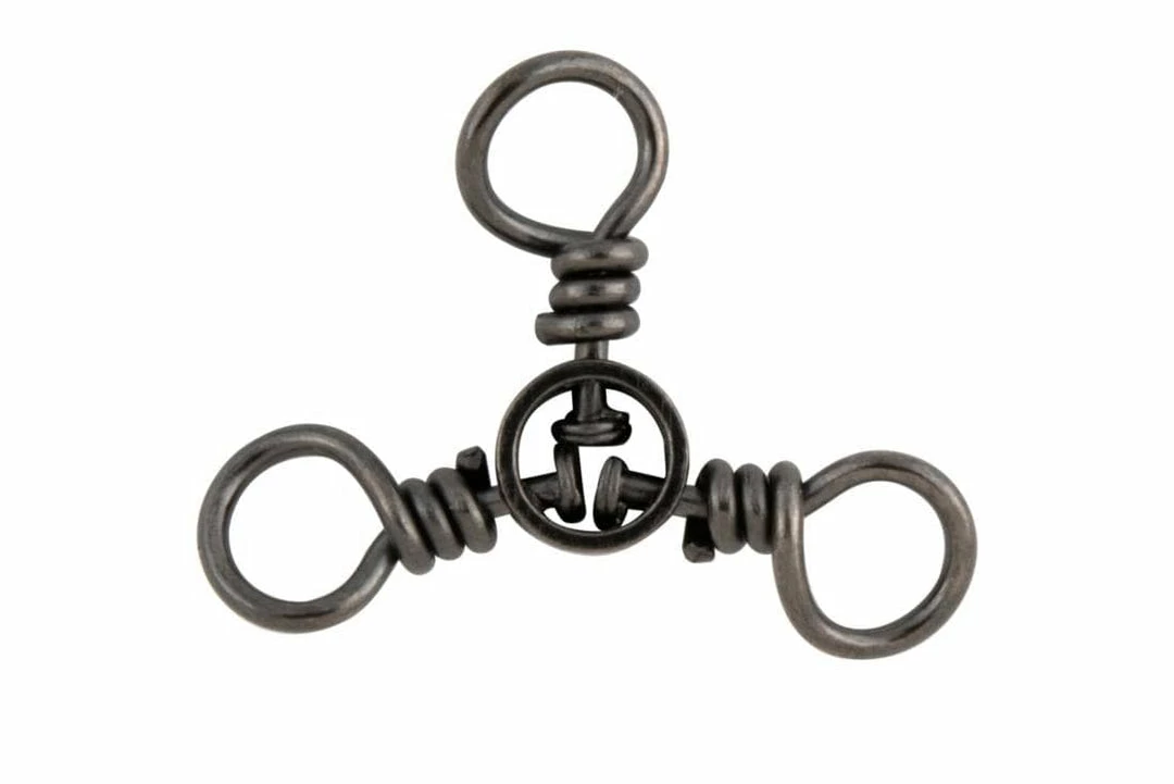 Tsunami Fishing Tsunami Three Way Swivel (Black Stainless) 3 Tsunami Fishing Tsunami Three Way Swivel (Black Stainless)