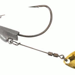 Owner Hooks Fishing Hooks Owner Flashy Swimmer Hooks - Gold Colorado