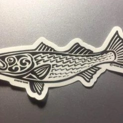 The Saltwater Edge Fish Stickers "Tribal Art" Books, Art, Stickers, Etc