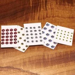 Hareline Dubbin Fly Tying Hareline 3D Holographic Eyes Super Pearl #367