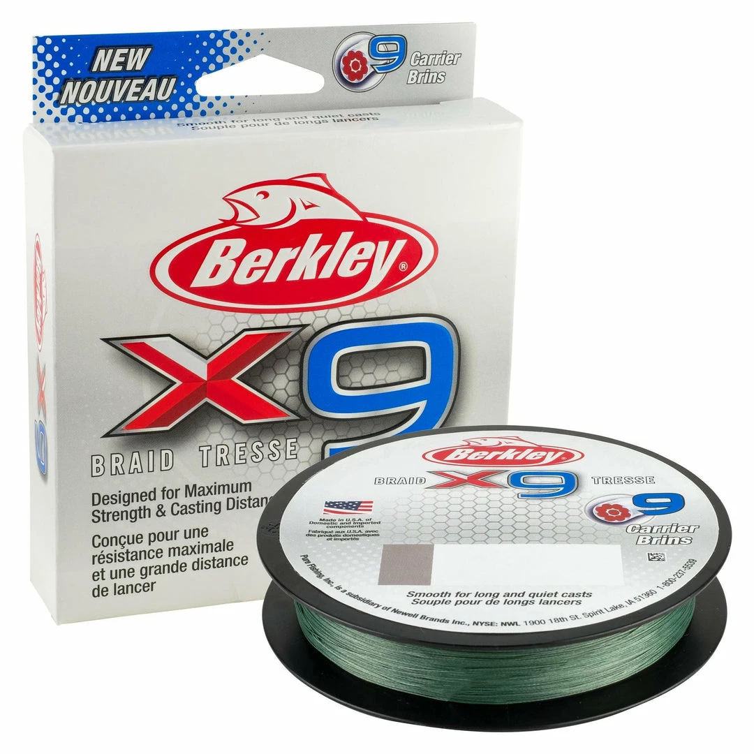 Berkley Fishing Berkley X9 Braided Line - 164yd 3 Berkley Fishing Berkley X9 Braided Line - 164yd