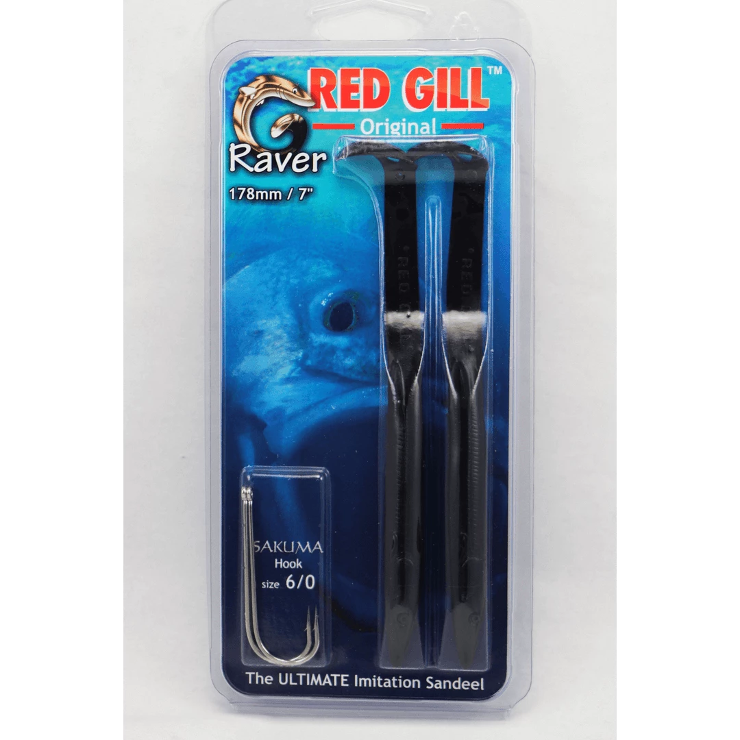 Red Gill Lures Red Gill Original - Raver 178mm Soft Plastic Lures 3 Red Gill Lures Red Gill Original - Raver 178mm Soft Plastic Lures