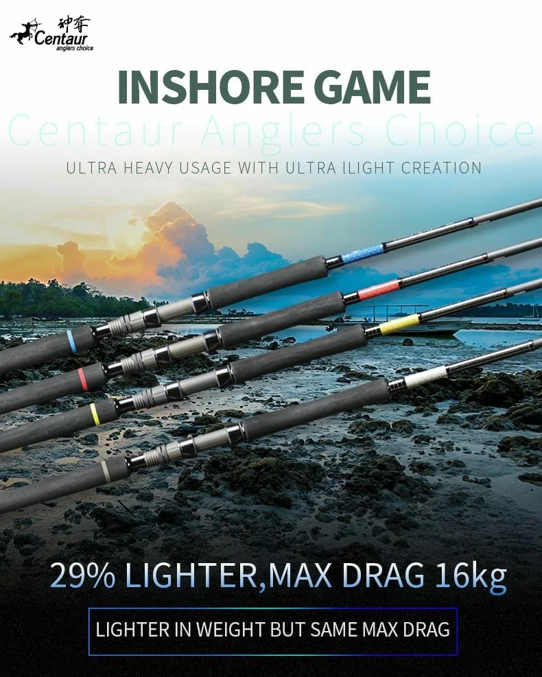 Centaur Anglers Choice Centaur Constellation Inshore Game Popping Rods 3 Centaur Anglers Choice Centaur Constellation Inshore Game Popping Rods