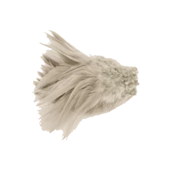 Hareline Dubbin Dyed Over White Strung Chinese Saddle Hackle