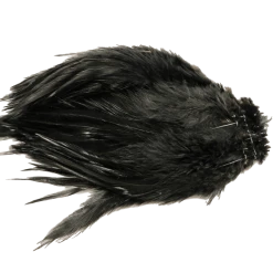 Hareline Dubbin Dyed Over White Strung Chinese Saddle Hackle