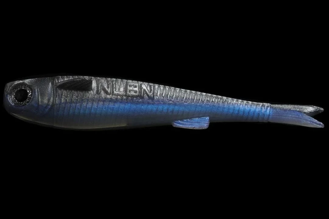 No Live Bait Needed (NLBN) Lil Mullet Soft Plastic Lures 6 No Live Bait Needed (NLBN) Lil Mullet Soft Plastic Lures
