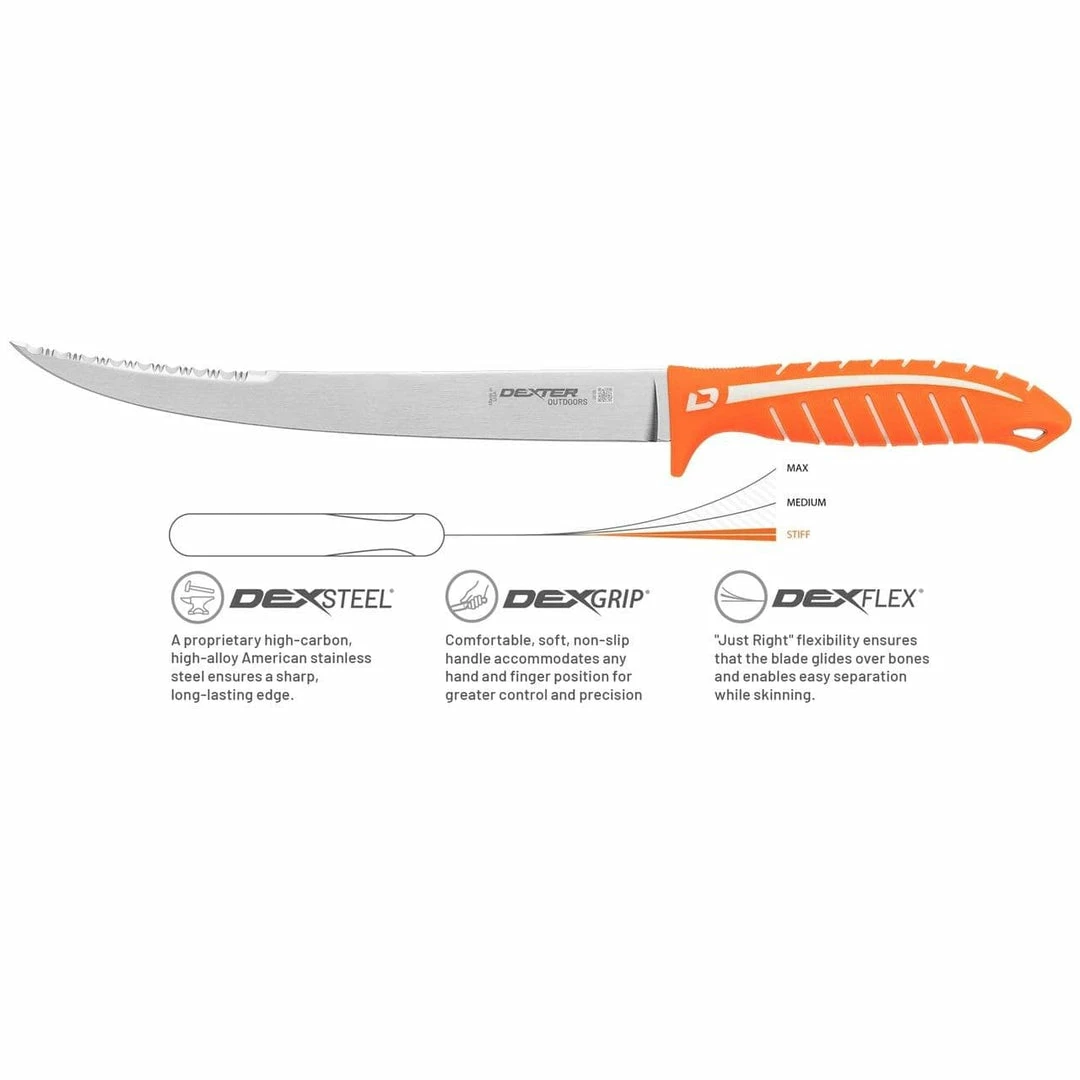 Dexter Russell Fishing Tools Dexter Dextreme Dual Edge Flexible Fillet Knife 6 Dexter Russell Fishing Tools Dexter Dextreme Dual Edge Flexible Fillet Knife