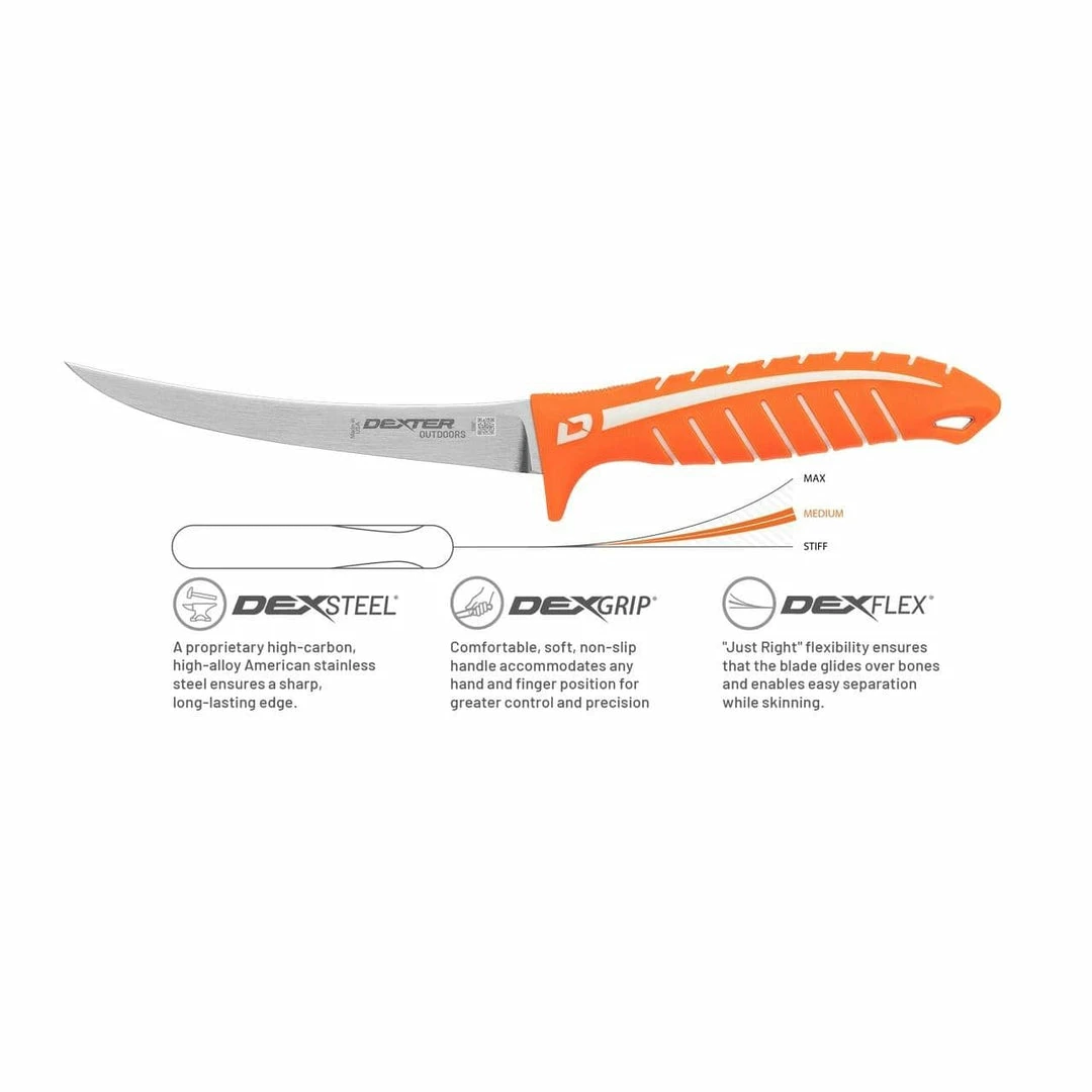 Dexter Russell Fishing Tools Dexter Dextreme Flexible Fillet Knife - 6" 5 Dexter Russell Fishing Tools Dexter Dextreme Flexible Fillet Knife - 6"