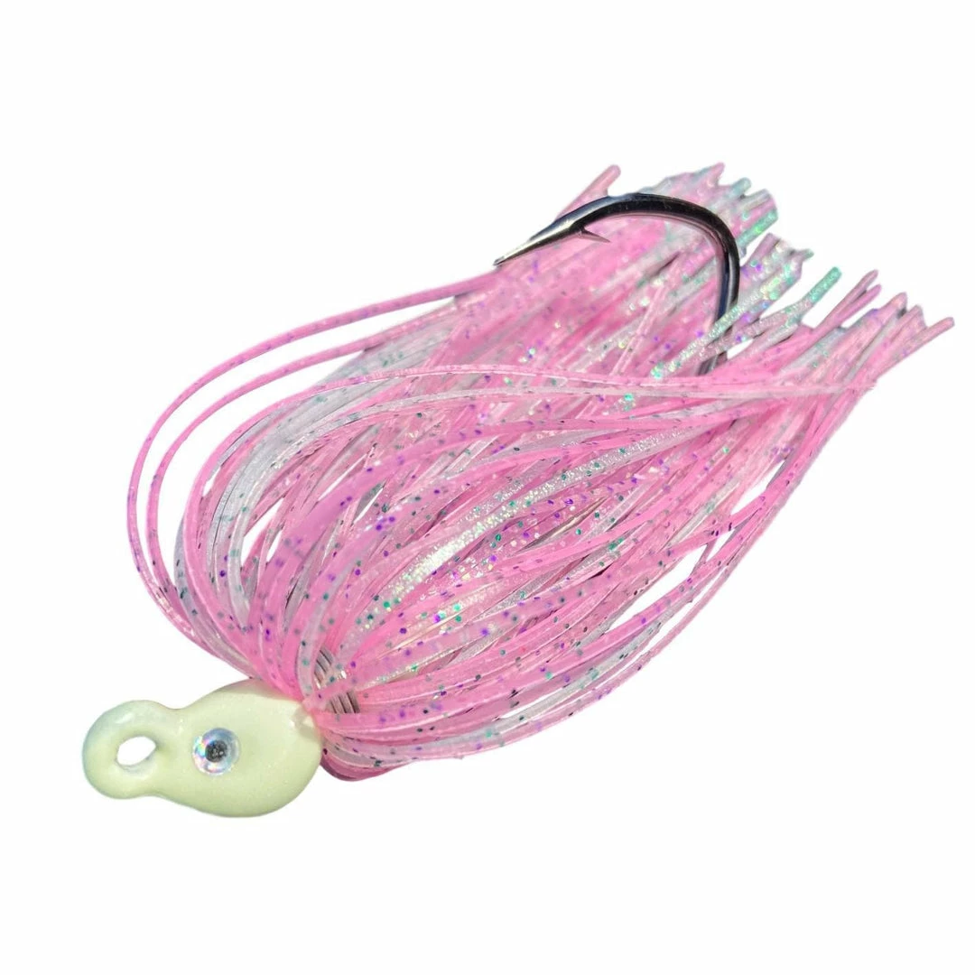 Fluke Rigs Backwater Custom Baits Poison Tail Jigs (1/4oz Teasers) 4 Fluke Rigs Backwater Custom Baits Poison Tail Jigs (1/4oz Teasers)