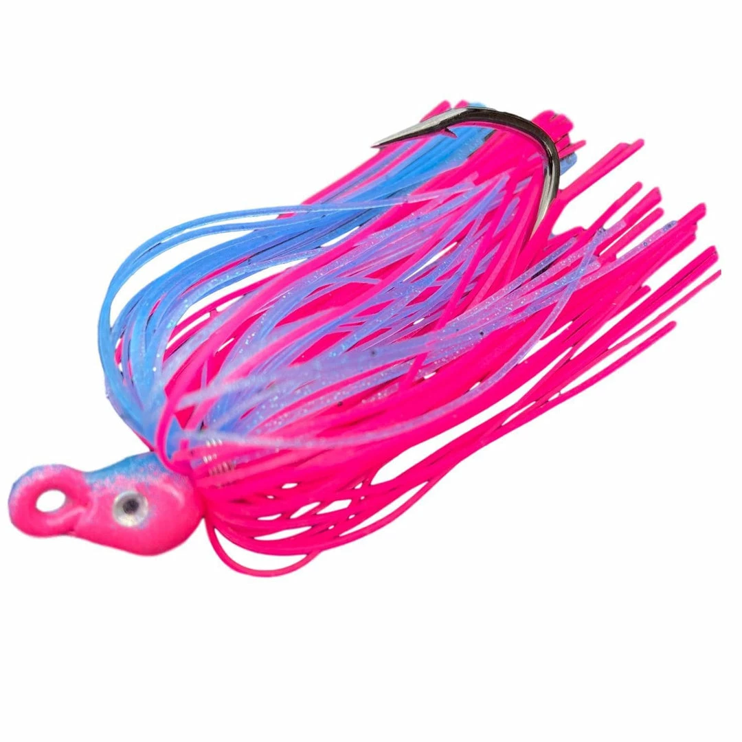Fluke Rigs Backwater Custom Baits Poison Tail Jigs (1/4oz Teasers) 10 Fluke Rigs Backwater Custom Baits Poison Tail Jigs (1/4oz Teasers)
