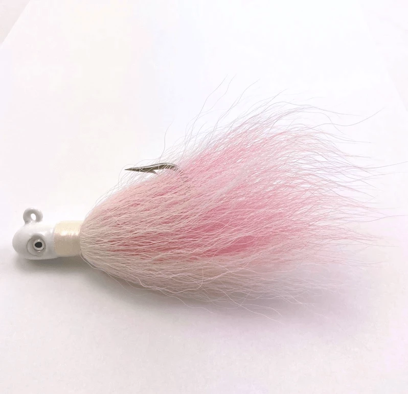 Jigs Jecks Bucktails Jig - Pink/White 3 Jigs Jecks Bucktails Jig - Pink/White