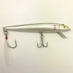Plastic Lures Cotton Cordell Water Loaded 7" Red Fin Swimmers 15 Plastic Lures Cotton Cordell Water Loaded 7