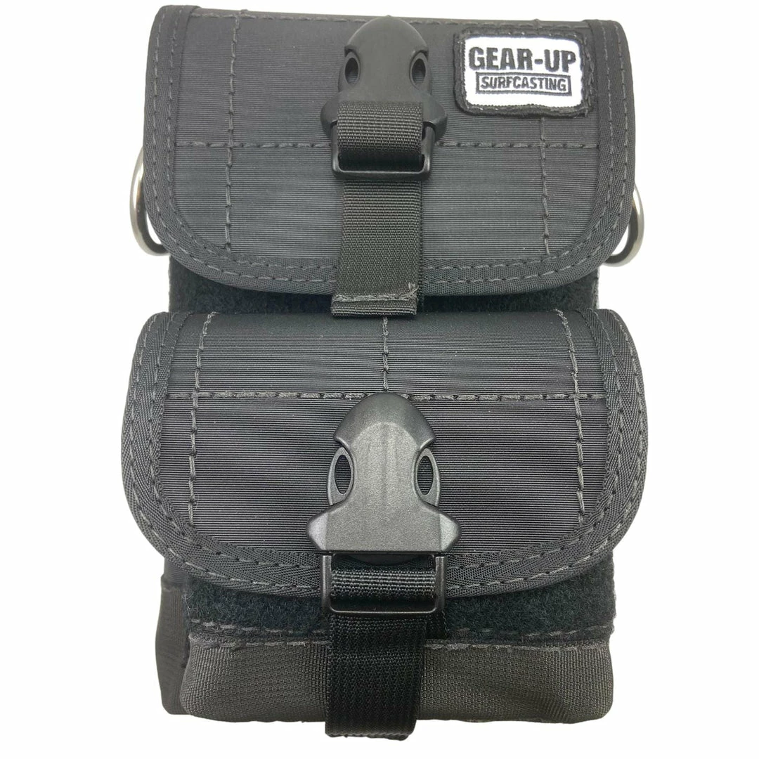 Gear-Up Surfcasting Gear-Up 2 Tube Surf Bag W/ Front Pouch - Black Bags And Storage 3 Gear-Up Surfcasting Gear-Up 2 Tube Surf Bag W/ Front Pouch - Black Bags And Storage