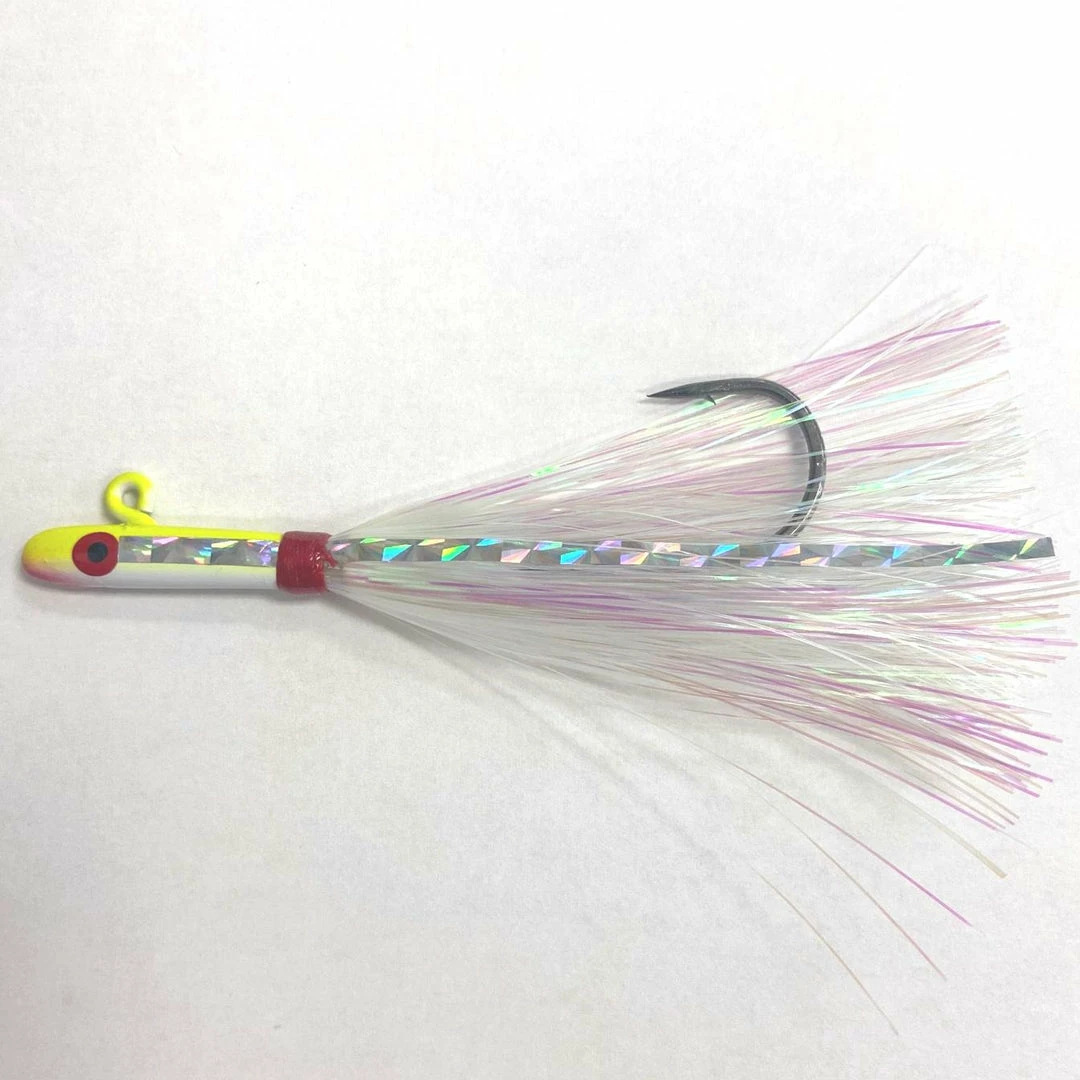 Tsunami Fishing Tsunami Glass Minnow W/ Mylar Skirt XL Hook Teaser 3 Tsunami Fishing Tsunami Glass Minnow W/ Mylar Skirt XL Hook Teaser