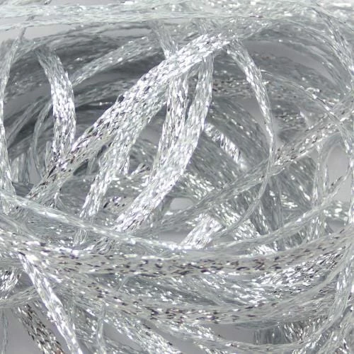 Hareline Dubbin Fly Tying Flat Diamond Braid (Silver - #344) 3 Hareline Dubbin Fly Tying Flat Diamond Braid (Silver - #344)