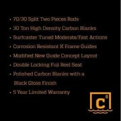 Lamiglas Carbon Surf Rod Surf Rods 11 Lamiglas Carbon Surf Rod Surf Rods