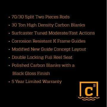 Lamiglas Carbon Surf Rod Surf Rods 7 Lamiglas Carbon Surf Rod Surf Rods