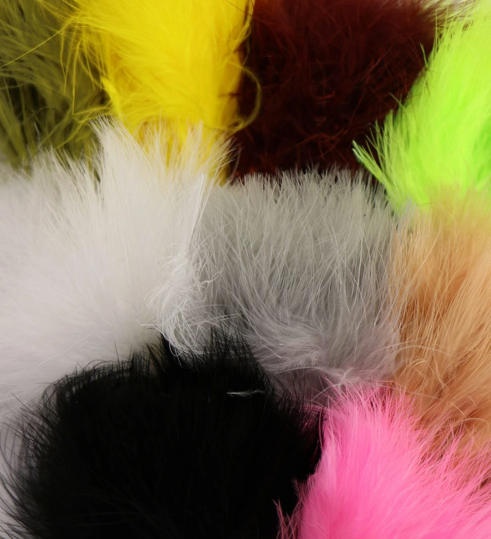 Hareline Dubbin Marabou Strung Blood Quills 12 Hareline Dubbin Marabou Strung Blood Quills