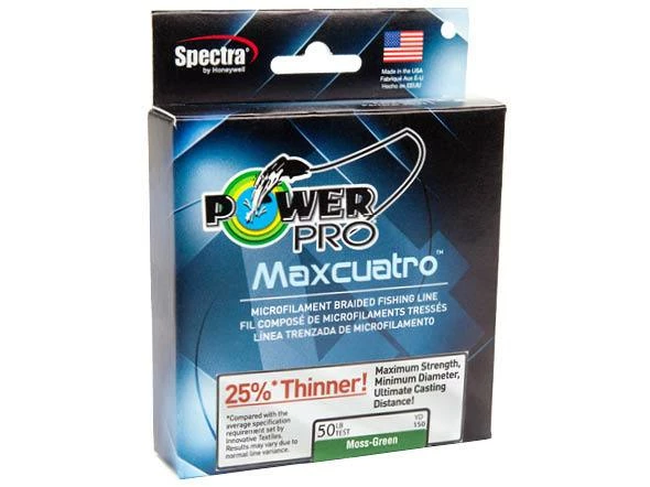 Power Pro Maxcuatro Braided Line - Moss Green 3 Power Pro Maxcuatro Braided Line - Moss Green