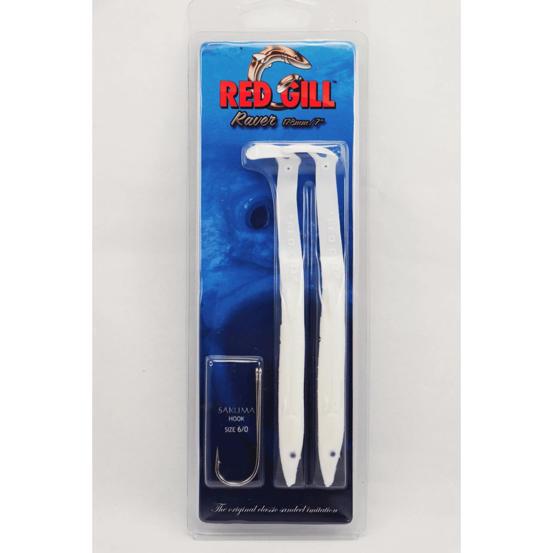 Red Gill Lures Red Gill Original - Raver 178mm Soft Plastic Lures 10 Red Gill Lures Red Gill Original - Raver 178mm Soft Plastic Lures