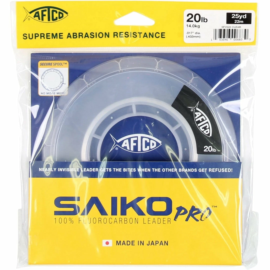 AFTCO Fishing Tackle Company Aftco Saiko Pro 100% Fluorocarbon Line And Leader 3 AFTCO Fishing Tackle Company Aftco Saiko Pro 100% Fluorocarbon Line And Leader