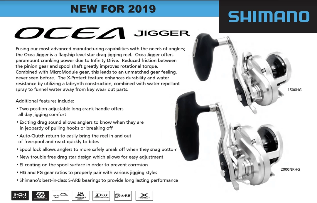 Shimano Fishing Shimano Ocea Jigger Star Drag Conventional Reels 4 Shimano Fishing Shimano Ocea Jigger Star Drag Conventional Reels
