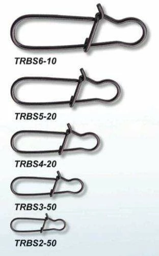 Tsunami Fishing Snaps And Swivels Tsunami Round Bend Snap (Stainless) 3 Tsunami Fishing Snaps And Swivels Tsunami Round Bend Snap (Stainless)