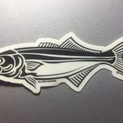The Saltwater Edge Fish Stickers "Tribal Art" Books, Art, Stickers, Etc