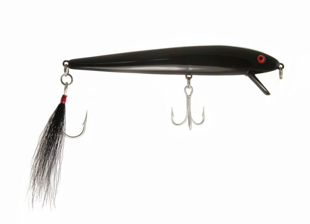 Plastic Lures Cotton Cordell Water Loaded 7" Red Fin Swimmers 4 Plastic Lures Cotton Cordell Water Loaded 7" Red Fin Swimmers