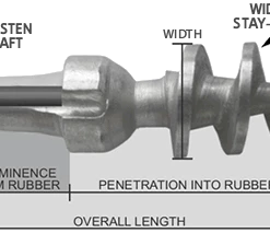 Grip Studs #1800 Boot Kit (50 Studs With Power Install Tool) Wading Spikes And Studs