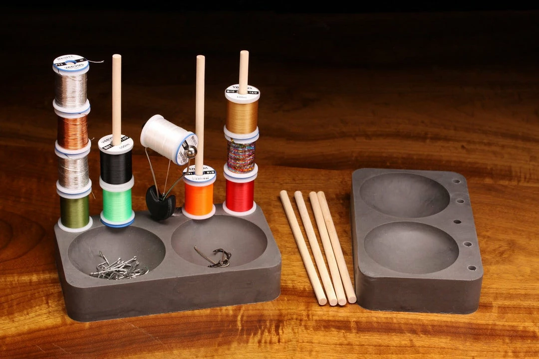 Hareline Dubbin Fly Tying Tools Hook Bowl Caddy 3 Hareline Dubbin Fly Tying Tools Hook Bowl Caddy