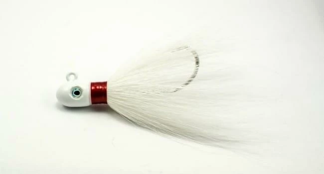 Jecks Bucktails Jig - White Jigs 3 Jecks Bucktails Jig - White Jigs