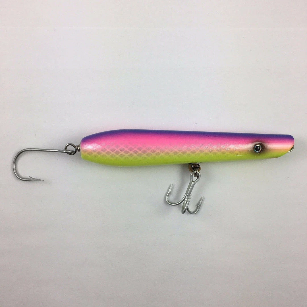 Sporting Wood Lures Wooden Lures Sporting Wood 2oz Pencil Popper - (Purple/Pink/Yellow) 3 Sporting Wood Lures Wooden Lures Sporting Wood 2oz Pencil Popper - (Purple/Pink/Yellow)