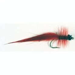 Guide Flies Steve Cook's Cinder Worm (Red - Size 2) Striper Flies
