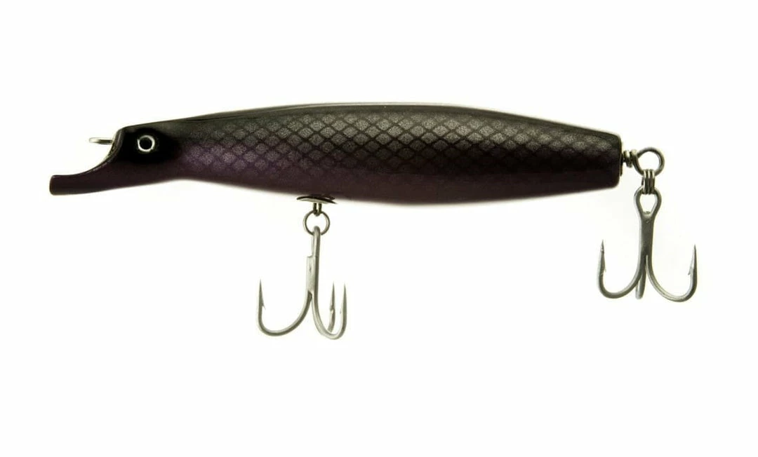 Sporting Wood Lures Sporting Wood Bottle Darter Junior (Black/Purple) 3 Sporting Wood Lures Sporting Wood Bottle Darter Junior (Black/Purple)