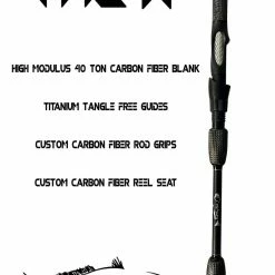 Bull Bay Tackle Company Bull Bay Tac-X Spinning Rod 9 Bull Bay Tackle Company Bull Bay Tac-X Spinning Rod
