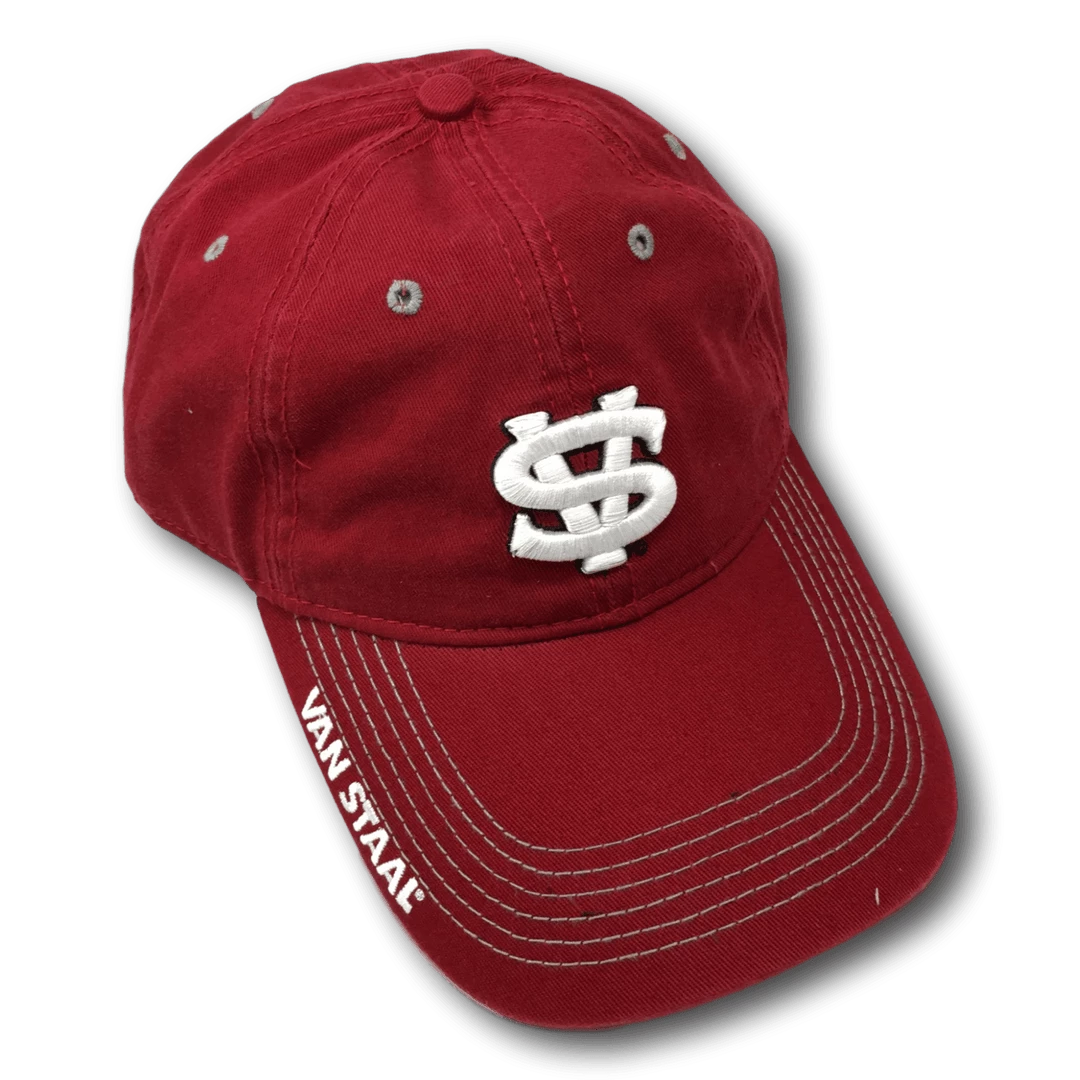 Hats Van Staal Cotton Long Bill Hat - Red 3 Hats Van Staal Cotton Long Bill Hat - Red